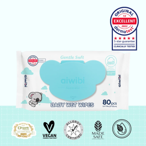 Gentle Soft Sensitive Care Fragrance free Koala Wipes