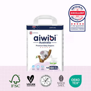 [Tape] Premium Natural Newborn Diapers Large Package